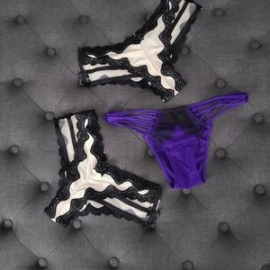 Victoria's Secret underwear 3 pair bundle SZ S